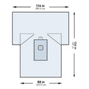 MCKESSON STERILE LOWER EXTREMITY DRAPE, 114 X 88 X 126 INCH, SOLD AS 10/CASE MCKESSON 183-I80-09157G-S