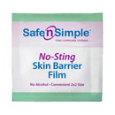SAFE N SIMPLE NO-STING SKIN BARRIER WANDS, SOLD AS 25/BOX SAFE 80711