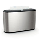 COUNTERTOP DISPENSER, HAND TOWEL, MULTIFOLD, UNIVERSAL, METAL/ PLASTIC, STAINLESS STEEL, 7.9" X 12.7" X 4.6", SOLD AS EACH ESSITY 10001226