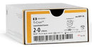SUTURE, TAPER POINT, SIZE 2-0, WHITE & BLUE, 8X30", NEEDLE CV-331, ½ CIRCLE, FIRM PTFE PLEDGET 3MM X 3MM X 1.5MM, 6/BX, SOLD AS BOX MEDTRONIC/MINIMALL