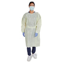 MCKESSON AAMI LEVEL 2 ISOLATION GOWN, TAPE TAB NECK STYLE, ONE SIZE FITS MOST, SOLD AS 100/CASE MCKESSON 16-L2TNWT6Y-OSFM