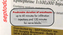 Septocaine Gold 4% 1:100,00 with Epinephrine 50/bx. - Septodont