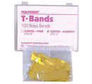 T-Bands Stainless Steel Staight Narrow 100/pk. - Pulpdent