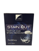 Stain Out Tartar & Stain Remover Tablets 40/bx. - Cory Labs*