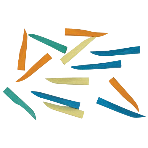 Sycamore Wedges Ultra Thin Orange 400/pk. - Premier