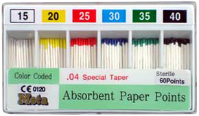 Paper Points Taper .04 #60 60/pk. - Meta