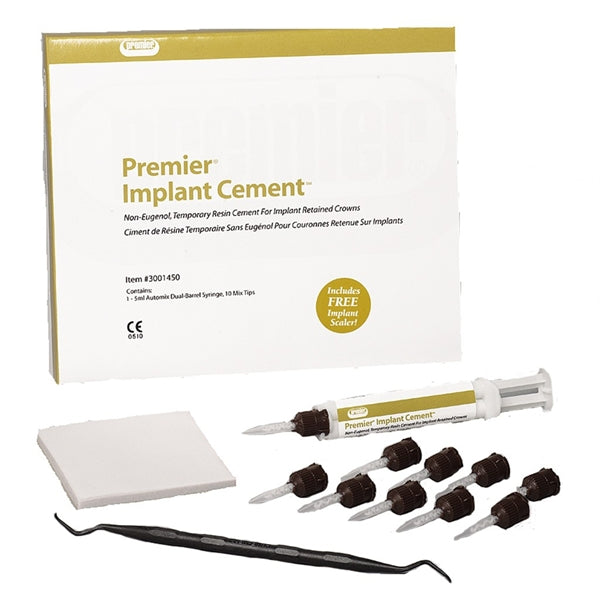 Implant Cement Standard Pack 5ml. Automix Syringe and Tips - Premier