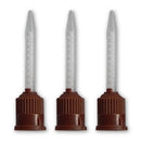 HP Short Mixing Tips Brown Tapered End 1:1 For Temporary Cement 30/pk. - Osung USA