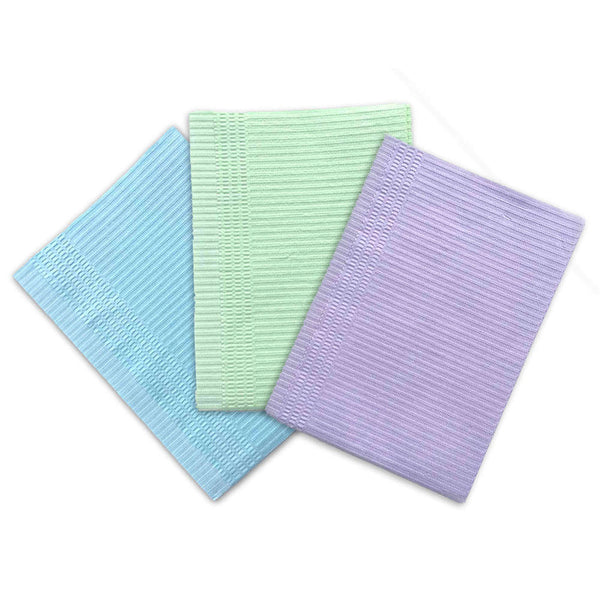 Premium Bibs Lavender 3Ply 13" x 18" 500/bx. - MARK3*