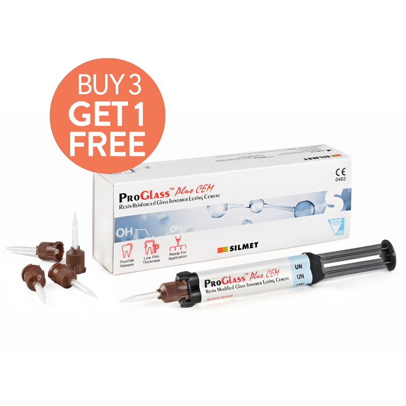 ProGlass Plus CEM RMGI Automix 9gm. Syr. + Tips - Silmet