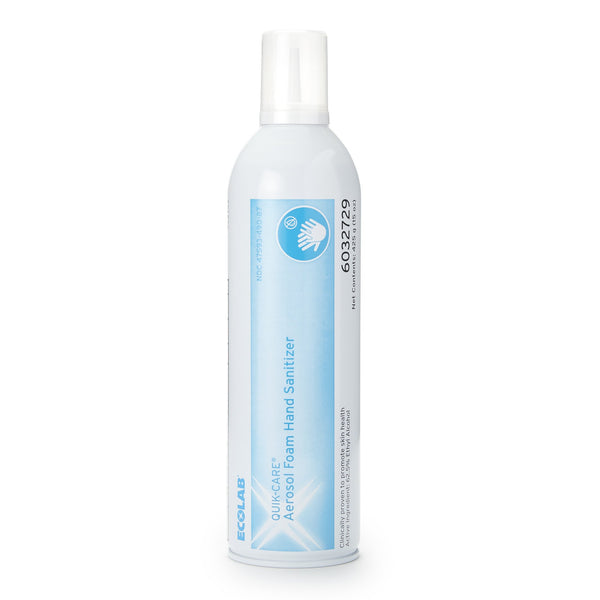 QUIK-CARE™ FOAM HAND SANITIZER, 15 OZ. AEROSOL CAN, SOLD AS 12/CASE ECOLAB 6032729