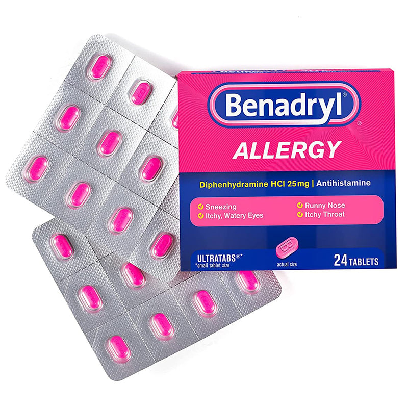 BENADRYL® ALLERGY ULTRATABS, SOLD AS 24/BOX JOHNSON 531703100