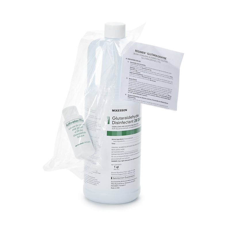 REGIMEN® GLUTARALDEHYDE HIGH LEVEL DISINFECTANT, SOLD AS 1/EACH MCKESSON 341