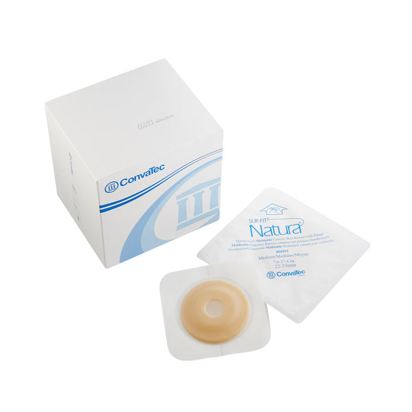 SUR-FIT NATURA EXTENDED WEAR OSTOMY BARRIER, 45 MM FLANGE, .8 – 1.25 INCH STOMAS, SOLD AS 1/EACH CONVATEC 404593