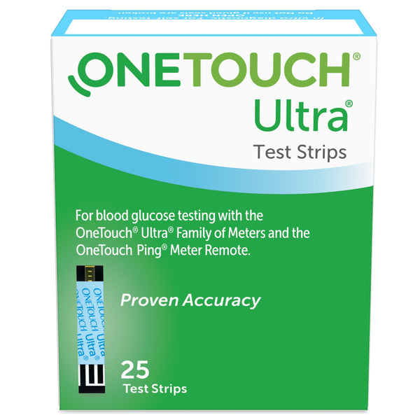 ONETOUCH® ULTRA® 2 BLOOD GLUCOSE TEST STRIPS, SOLD AS 1/BOX LIFESCAN 020994