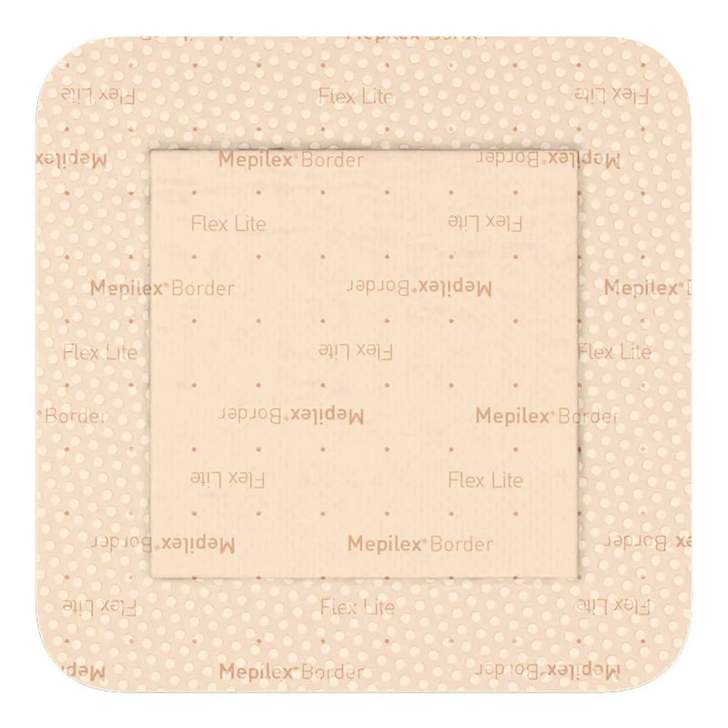 MEPILEX® BORDER FLEX LITE SILICONE FOAM DRESSING, 3 X 3 INCH, SOLD AS 5/BOX MOLNLYCKE 581200
