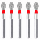 Double Conical, Symmetrical, Short 3.5 mm Dia. Fine Grit Diamond Bur 5 per pack. 037.35F1