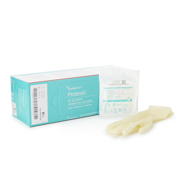 PROTEXIS™ PI CLASSIC POLYISOPRENE SURGICAL GLOVE, SIZE 6.5, IVORY, SOLD AS 200/CASE CARDINAL 2D72PL65X