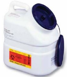 PHARMACEUTICAL WASTE CONTAINER, 3 GALLON, 12 X 10-1/2 X 7-1/2 INCH, SOLD AS 1/EACH BD 305633