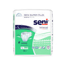 SENI® SUPER PLUS OVERNIGHT HEAVY TO SEVERE ABSORBENCY INCONTINENCE BRIEF, LARGE, SOLD AS 36/CASE TZMO S-LA09-BP1
