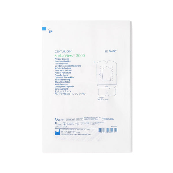SORBAVIEW® IV DRESSING, SOLD AS 100/CASE MEDLINE SV40XT