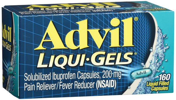 ADVIL® LIQUI-GELS® IBUPROFEN PAIN RELIEF, SOLD AS 1/BOTTLE GLAXO 00573016989