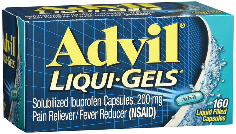 ADVIL® LIQUI-GELS® IBUPROFEN PAIN RELIEF, SOLD AS 1/BOTTLE GLAXO 00573016989