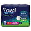 Prevail® Breezers® Ultimate Absorbency Incontinence Briefs, Medium, 80/CS