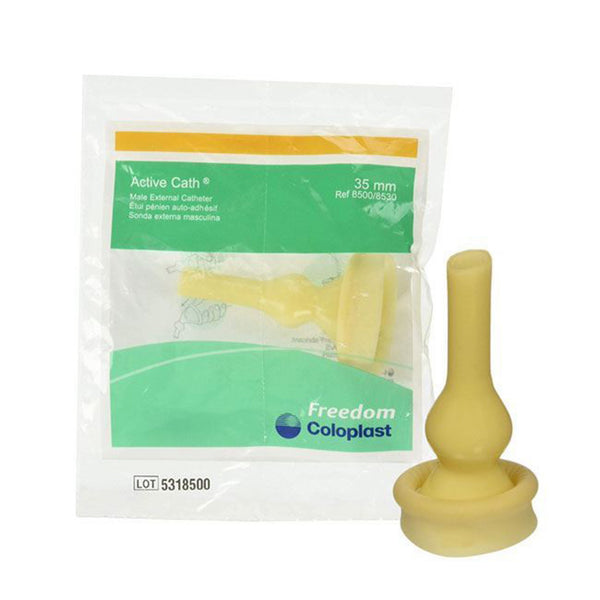 COLOPLAST ACTIVE CATH® MALE EXTERNAL CATHETER, SOLD AS 100/BOX COLOPLAST 8305