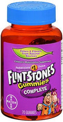 FLINTSTONES COMPLETE CHILDREN'S MULTIVITAMIN SUPPLEMENT GUMMIES, SOLD AS 1/BOTTLE BAYER 01650055434