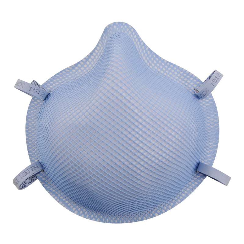MOLDEX® MEDICAL N95 PARTICULATE RESPIRATOR / SURGICAL MASK, MEDIUM, BLUE, SOLD AS 20/BOX MOLDEX-METRIC 1512