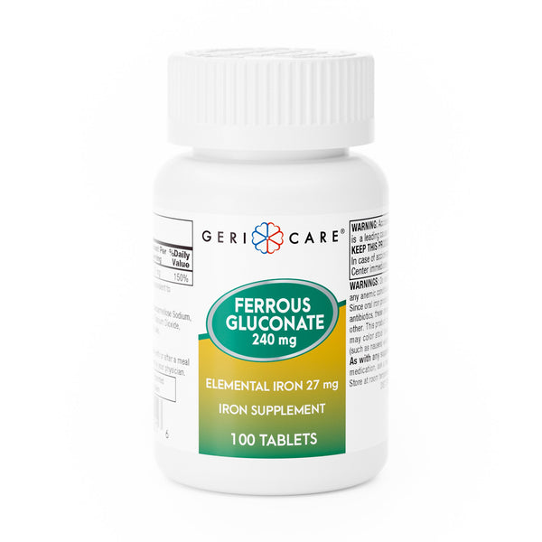 GERI-CARE® IRON MINERAL SUPPLEMENT, SOLD AS 12/CASE GERI-CARE 724-01-GCP