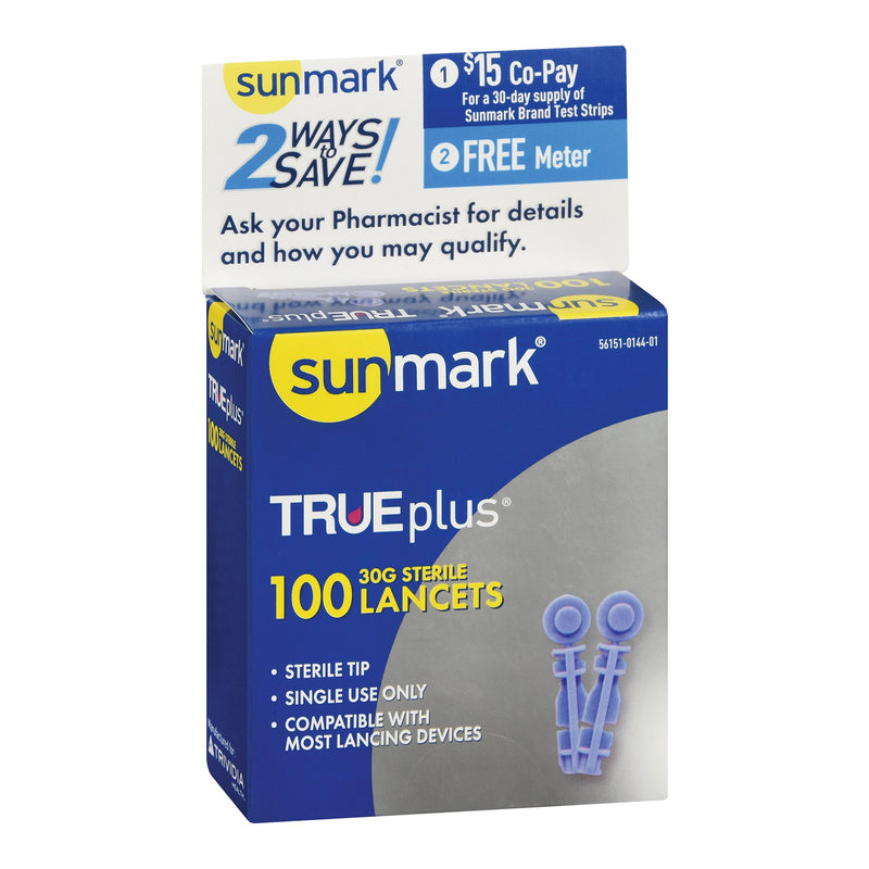 SUNMARK® TRUEPLUS® LANCET, SOLD AS 100/BOX MCKESSON 56151014401