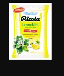RICOLA® HERB THROAT DROPS LEMON MINT, SOLD AS 1/BAG DOT 36602019210