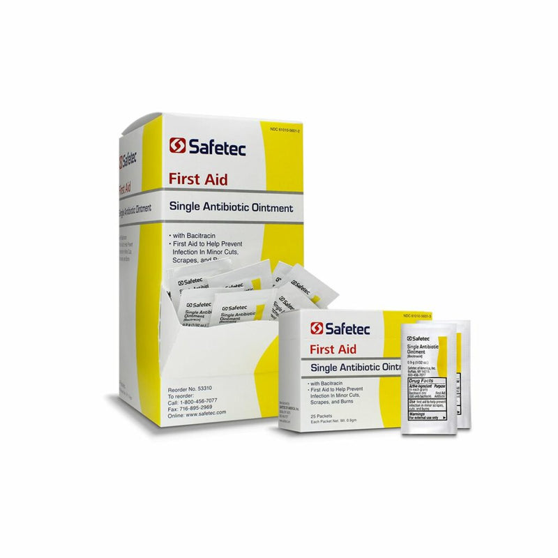 SAFETEC SINGLE ANTIBIOTIC OINTMENT WITHI NEOMYCIN SULPHATE. OINTMENT NEOMYCIN .9GPOUCH BULK 2000PH/CS, CASE