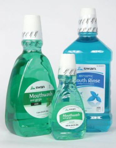 Cumberland Swan Mouthwash Mouthwash Blu Mint 1.0Lt 6/Cs -1000042588