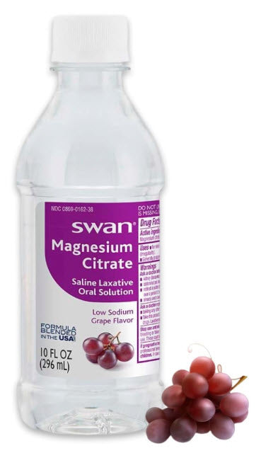 Cumberland Swan Citrate Disc-Laxative Citrate Of Mag Grape10 Oz 12/Cs -1000054745