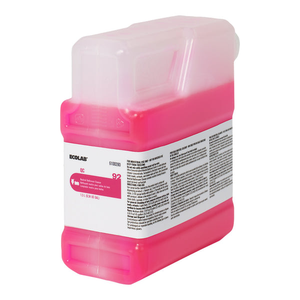 QC™ 93 ULTRA CONCENTRATED ACID BATHROOM CLEANER, SOLD AS 2/CASE ECOLAB 6100280