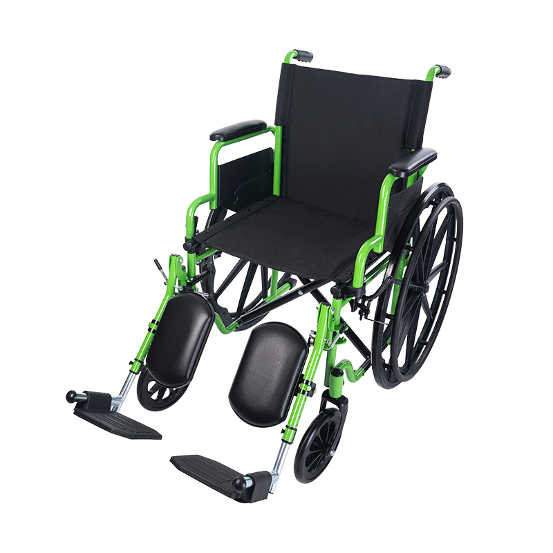 Dynarex Greenline Wheelchairs Greenline Wheelchair With Elr, 16" X 16" -10283-ELR