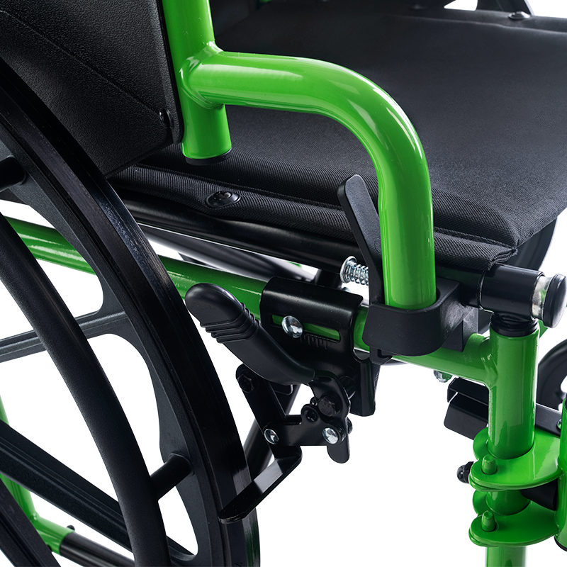 Dynarex Greenline Wheelchairs Greenline Wheelchair With Elr, 16" X 16" -10283-ELR