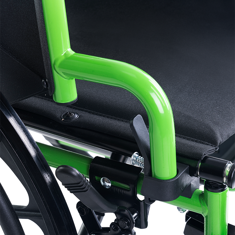 Dynarex Greenline Wheelchairs Greenline Wheelchair With Elr, 16" X 16" -10283-ELR