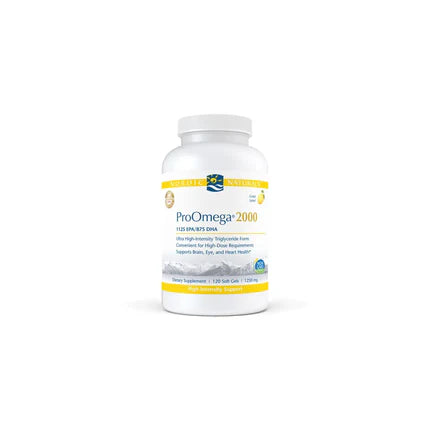 NORDIC NATURALS PROOMEGA® 2000 EPA/DHA DIETARY SUPPLEMENT, LEMON FLAVOR, SOLD AS 12/CASE NORDIC 12138