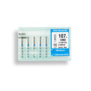 Cylindrical 1.4 mm Dia. Medium Grit Diamond Bur 5 per pack. 107.14M2