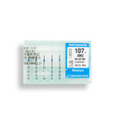 Cylindrical 0.8 mm Dia. Medium Grit Diamond Bur 5 per pack. 107.8M2