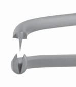 Semkin Tissue Plier 125mm Curved 1 x 2 Teeth - Osung USA