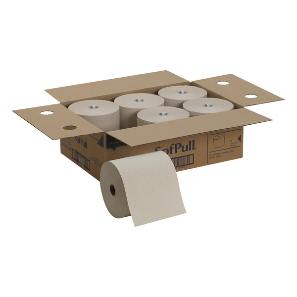 SOFPULL® PAPER TOWEL, 7-7/8 INCH X 1000 FOOT, 6 ROLLS PER CASE, SOLD AS 6/CASE GEORGIA 26480