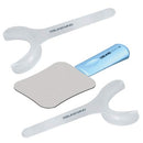 OSUNG Double Sided Photographic Intraoral Mouth Mirror with Handle,  Occlusal Large Adult Size  with Cheek Retractors Set - Osung USA