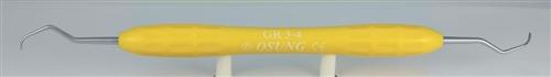 Dental Curette, Gracey, Standard, Autoclavable Silicone Handle, 2CLGR3-4 - Osung USA