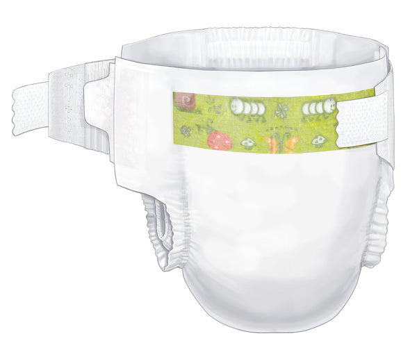 CURITY™ UNISEX BABY DIAPERS, HEAVY ABSORBENCY, DISPOSABLE, SIZE 3, 16 – 28 LBS, SOLD AS 28/BAG CARDINAL 80028A