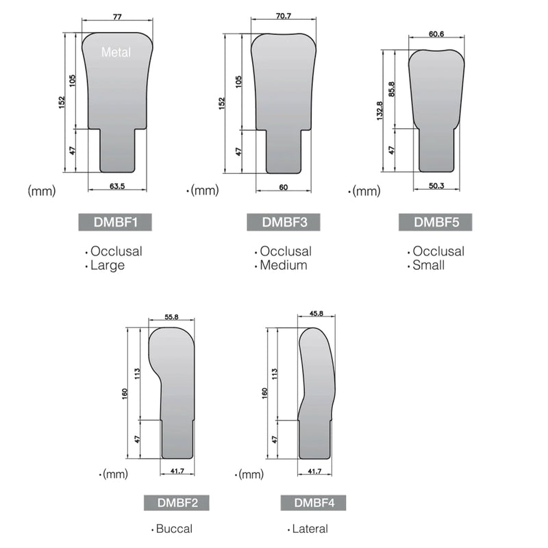 Occlusal Medium Mirror for Fog Free Intra Oral Photo System -DMBF3 - Osung USA